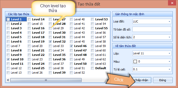 gCadas – phần mềm hỗ trợ thành lập BĐĐC, đăng ký cấp GCNQSDĐ, xây dựng CSDL địa chính và Thống kê - kiểm kê đất đai.