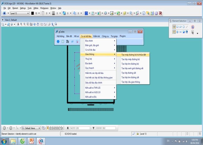 PHẦN MỀM THÀNH LẬP BẢN ĐỒ - HỒ SƠ - CẤP GCN – XÂY DỰNG CƠ SỞ DL ĐỊA CHÍNH - gCadas