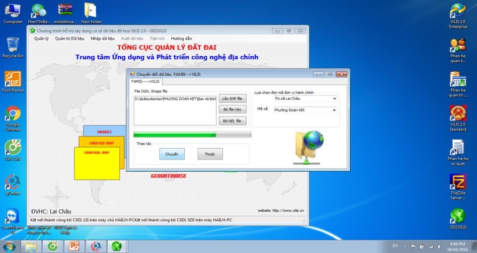 PHẦN MỀM THÀNH LẬP BẢN ĐỒ - HỒ SƠ - CẤP GCN – XÂY DỰNG CƠ SỞ DL ĐỊA CHÍNH - gCadas