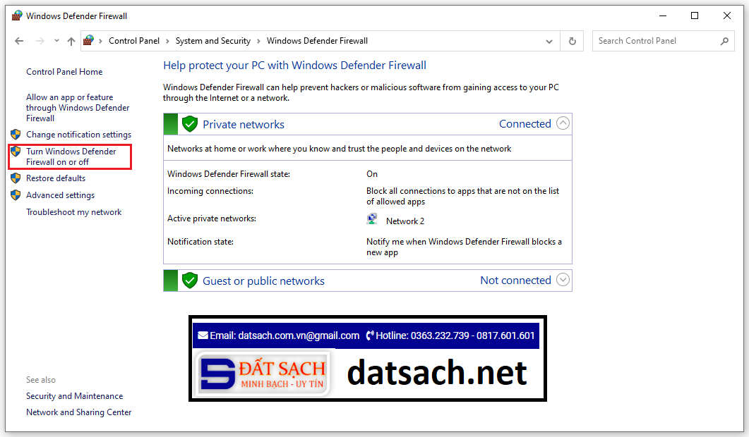 Hướng dẫn tắt Bức tường lửa của Windows 10 trước khi load và cài đặt 5 Hướng dẫn tắt Bức tường lửa của Windows 10 trước khi load và cài đặt