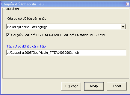 Giáo trình Hướng dẫn sử dụng phần mềm thành lập bản đồ địa chính TMV.MAP 1.0 10 Giáo trình Hướng dẫn sử dụng phần mềm thành lập bản đồ địa chính TMV.MAP 1.0