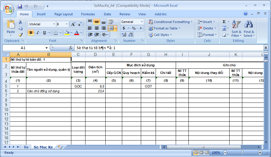 Giáo trình Hướng dẫn sử dụng phần mềm thành lập bản đồ địa chính TMV.MAP 1.0 107 Giáo trình Hướng dẫn sử dụng phần mềm thành lập bản đồ địa chính TMV.MAP 1.0