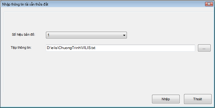 Giáo trình Hướng dẫn sử dụng phần mềm thành lập bản đồ địa chính TMV.MAP 1.0 12 Giáo trình Hướng dẫn sử dụng phần mềm thành lập bản đồ địa chính TMV.MAP 1.0