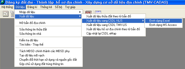 Giáo trình Hướng dẫn sử dụng phần mềm thành lập bản đồ địa chính TMV.MAP 1.0 117 Giáo trình Hướng dẫn sử dụng phần mềm thành lập bản đồ địa chính TMV.MAP 1.0
