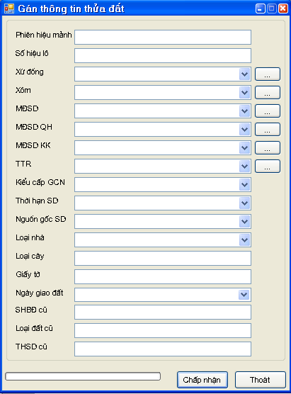 Giáo trình Hướng dẫn sử dụng phần mềm thành lập bản đồ địa chính TMV.MAP 1.0 17 Giáo trình Hướng dẫn sử dụng phần mềm thành lập bản đồ địa chính TMV.MAP 1.0