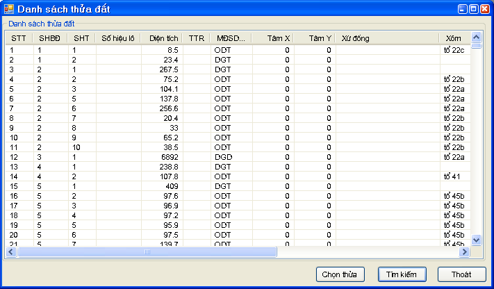 Giáo trình Hướng dẫn sử dụng phần mềm thành lập bản đồ địa chính TMV.MAP 1.0 24 Giáo trình Hướng dẫn sử dụng phần mềm thành lập bản đồ địa chính TMV.MAP 1.0