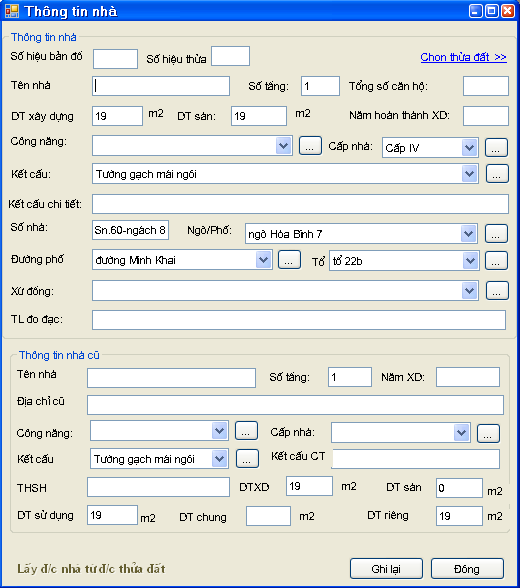 Giáo trình Hướng dẫn sử dụng phần mềm thành lập bản đồ địa chính TMV.MAP 1.0 25 Giáo trình Hướng dẫn sử dụng phần mềm thành lập bản đồ địa chính TMV.MAP 1.0