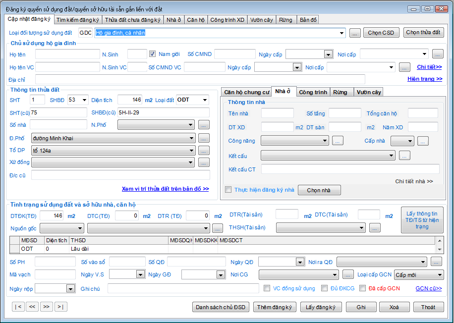 Giáo trình Hướng dẫn sử dụng phần mềm thành lập bản đồ địa chính TMV.MAP 1.0 37 Giáo trình Hướng dẫn sử dụng phần mềm thành lập bản đồ địa chính TMV.MAP 1.0