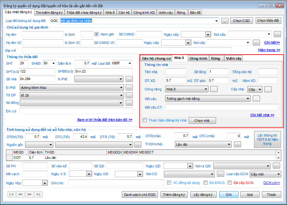 Giáo trình Hướng dẫn sử dụng phần mềm thành lập bản đồ địa chính TMV.MAP 1.0 42 Giáo trình Hướng dẫn sử dụng phần mềm thành lập bản đồ địa chính TMV.MAP 1.0