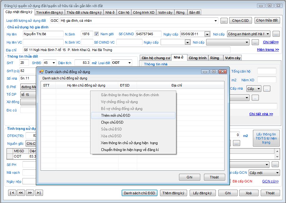 Giáo trình Hướng dẫn sử dụng phần mềm thành lập bản đồ địa chính TMV.MAP 1.0 50 Giáo trình Hướng dẫn sử dụng phần mềm thành lập bản đồ địa chính TMV.MAP 1.0