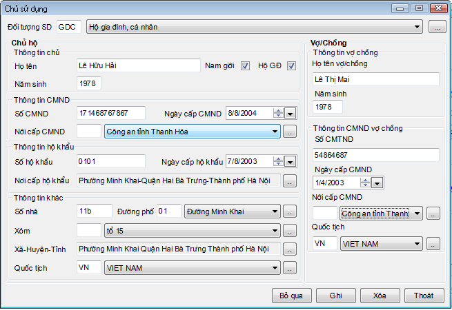 Giáo trình Hướng dẫn sử dụng phần mềm thành lập bản đồ địa chính TMV.MAP 1.0 51 Giáo trình Hướng dẫn sử dụng phần mềm thành lập bản đồ địa chính TMV.MAP 1.0