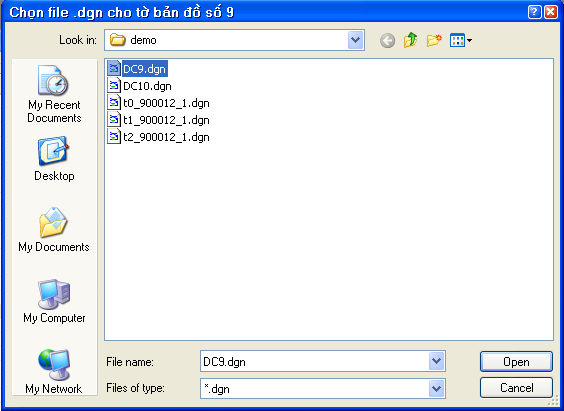 Giáo trình Hướng dẫn sử dụng phần mềm thành lập bản đồ địa chính TMV.MAP 1.0 63 Giáo trình Hướng dẫn sử dụng phần mềm thành lập bản đồ địa chính TMV.MAP 1.0