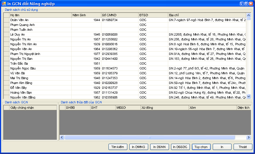 Giáo trình Hướng dẫn sử dụng phần mềm thành lập bản đồ địa chính TMV.MAP 1.0 66 Giáo trình Hướng dẫn sử dụng phần mềm thành lập bản đồ địa chính TMV.MAP 1.0