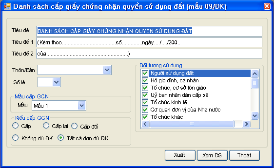 Giáo trình Hướng dẫn sử dụng phần mềm thành lập bản đồ địa chính TMV.MAP 1.0 69 Giáo trình Hướng dẫn sử dụng phần mềm thành lập bản đồ địa chính TMV.MAP 1.0