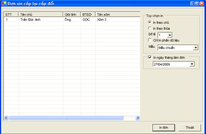 Giáo trình Hướng dẫn sử dụng phần mềm thành lập bản đồ địa chính TMV.MAP 1.0 72 Giáo trình Hướng dẫn sử dụng phần mềm thành lập bản đồ địa chính TMV.MAP 1.0
