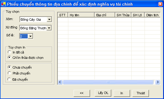 Giáo trình Hướng dẫn sử dụng phần mềm thành lập bản đồ địa chính TMV.MAP 1.0 74 Giáo trình Hướng dẫn sử dụng phần mềm thành lập bản đồ địa chính TMV.MAP 1.0