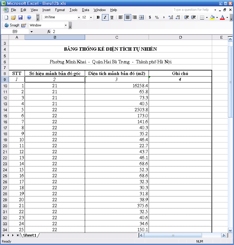 Giáo trình Hướng dẫn sử dụng phần mềm thành lập bản đồ địa chính TMV.MAP 1.0 80 Giáo trình Hướng dẫn sử dụng phần mềm thành lập bản đồ địa chính TMV.MAP 1.0
