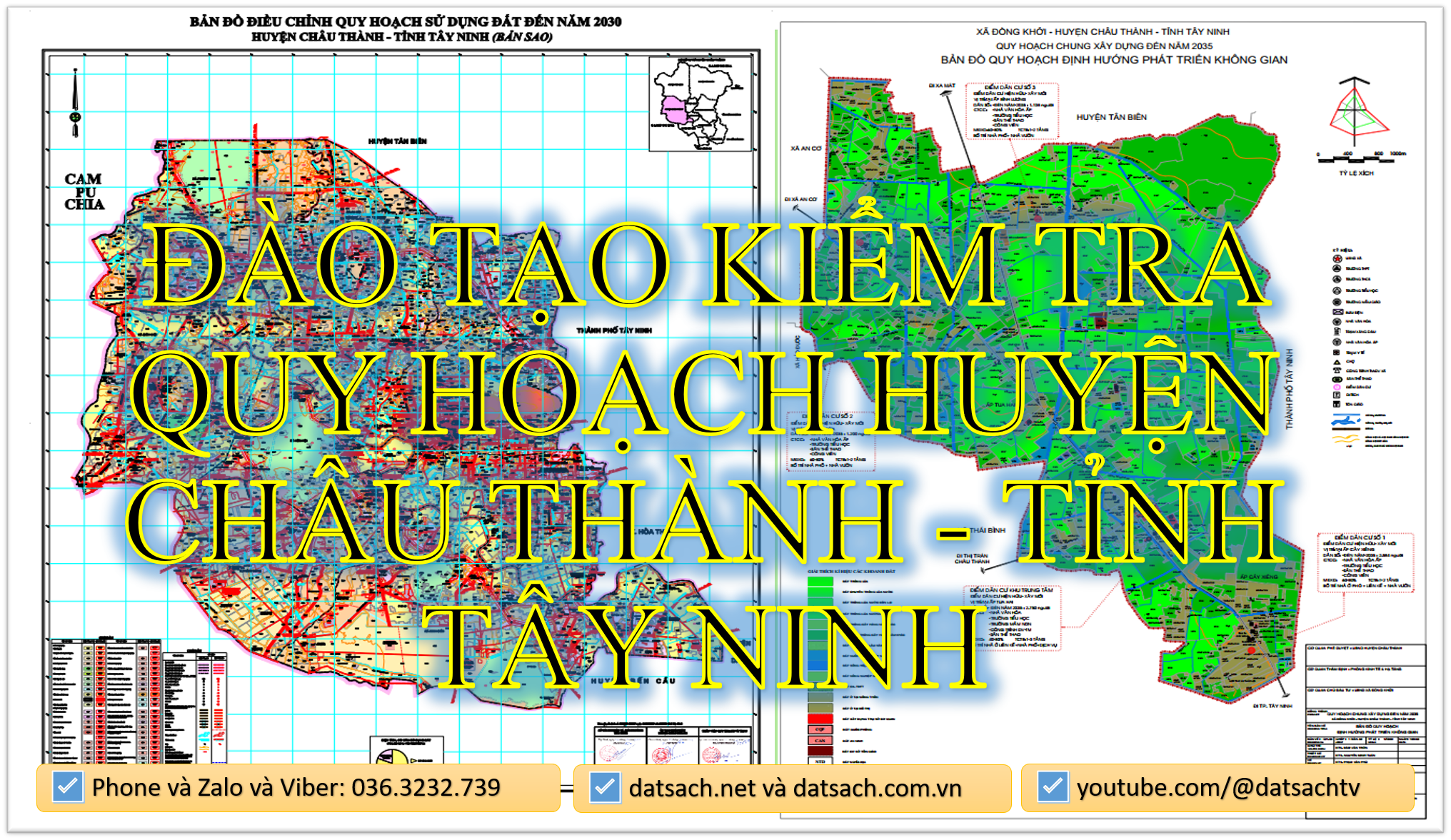 ĐÀO TẠO KIỂM TRA QUY HOẠCH HUYỆN CHÂU THÀNH - TỈNH TÂY NINH - Chị Liễu 4/2025