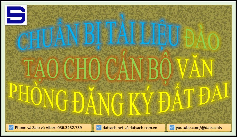 CHUẨN BỊ TÀI LIỆU GIÁO TRÌNH ĐÀO TẠO CHO CÁN BỘ VĂN PHÒNG ĐĂNG KÝ BẰNG PHẦN MỀM MICROSATIONV8I VÀ GCADAS
