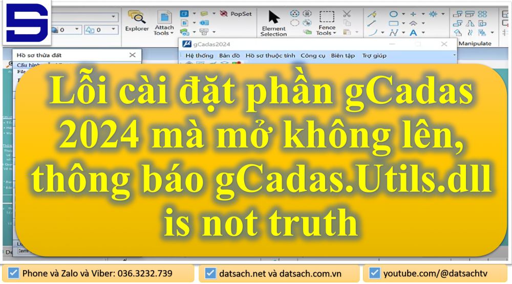 Giáo trình tập huấn sử dụng gCadas_phần mềm hỗ trợ thành lập BĐĐC, đăng ký cấp GCNQSDĐ, xây dựng CSDL địa chính và Thống kê - kiểm kê đất đai