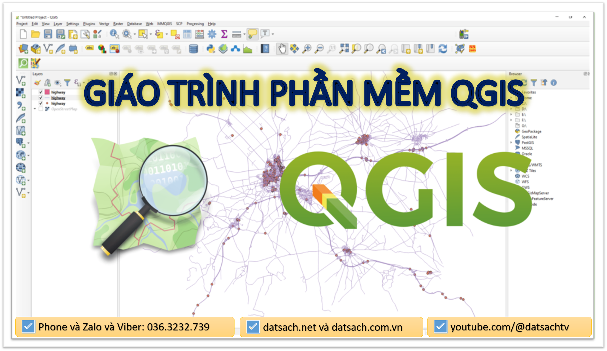 GIÁO TRÌNH PHẦN MỀM QGIS VÀ ỨNG DỤNG TRONG QUẢN LÝ CƠ SỞ DỮ LIỆU, THÀNH LẬP BẢN ĐỒ HIỆN TRẠNG TÀI NGUYÊN RỪNG