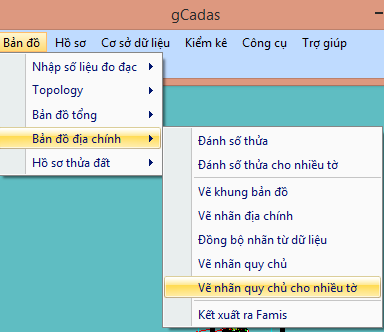 Giáo trình TÀI LIỆU TẬP HUẨN ỨNG DỤNG GCADAS THÀNH LẬP BDDC