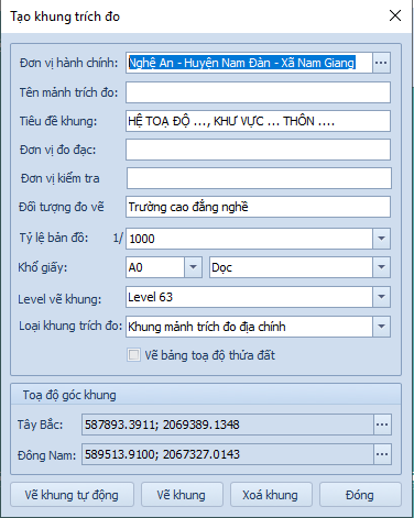 Giáo trình TÀI LIỆU TẬP HUẨN ỨNG DỤNG GCADAS THÀNH LẬP BDDC