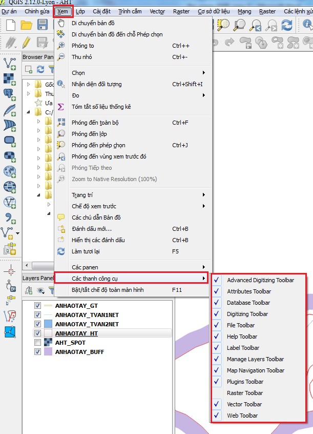 GIÁO TRÌNH PHẦN MỀM QGIS VÀ ỨNG DỤNG TRONG QUẢN LÝ CƠ SỞ DỮ LIỆU, THÀNH LẬP BẢN ĐỒ HIỆN TRẠNG TÀI NGUYÊN RỪNG