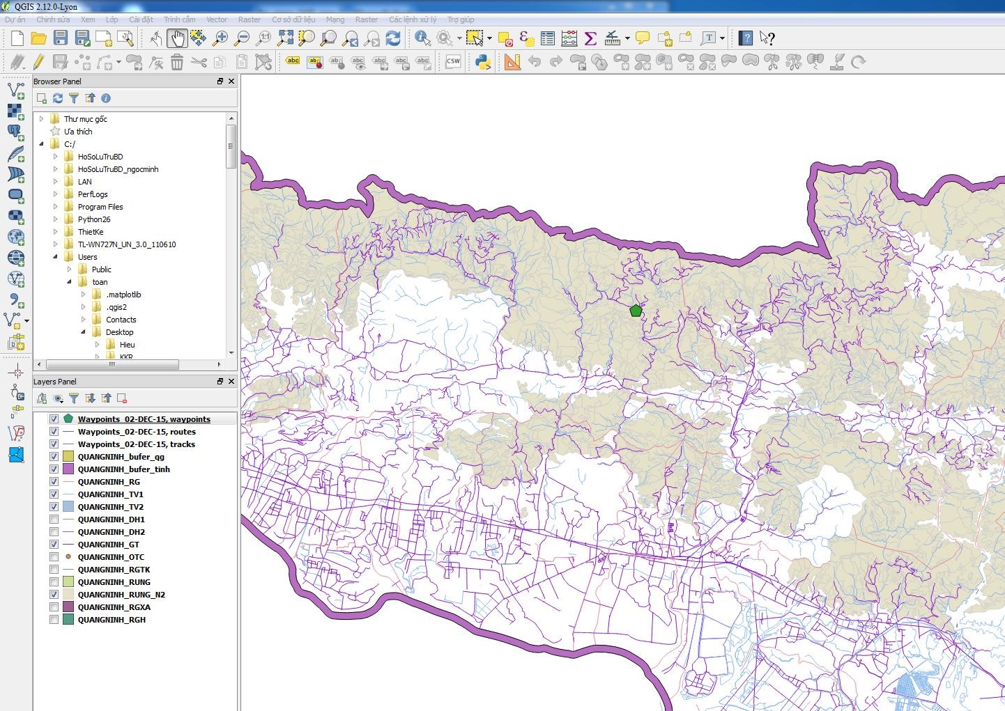 GIÁO TRÌNH PHẦN MỀM QGIS VÀ ỨNG DỤNG TRONG QUẢN LÝ CƠ SỞ DỮ LIỆU, THÀNH LẬP BẢN ĐỒ HIỆN TRẠNG TÀI NGUYÊN RỪNG