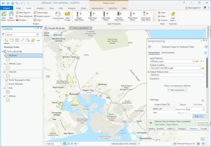 Giáo trình tài liệu tập huấn ARCGIS PRO