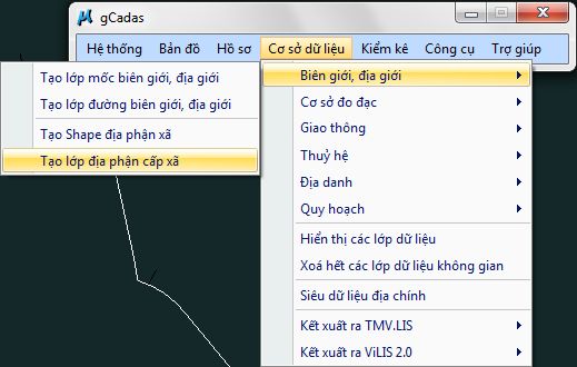 Giáo trình tập huấn sử dụng gCadas_phần mềm hỗ trợ thành lập BĐĐC, đăng ký cấp GCNQSDĐ, xây dựng CSDL địa chính và Thống kê - kiểm kê đất đai