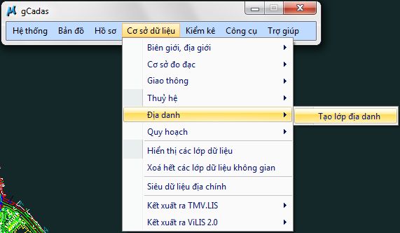 Giáo trình tập huấn sử dụng gCadas_phần mềm hỗ trợ thành lập BĐĐC, đăng ký cấp GCNQSDĐ, xây dựng CSDL địa chính và Thống kê - kiểm kê đất đai