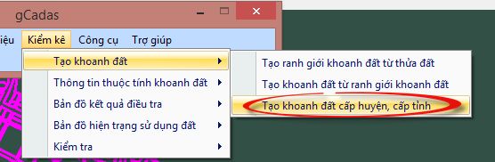 Giáo trình tập huấn sử dụng gCadas_phần mềm hỗ trợ thành lập BĐĐC, đăng ký cấp GCNQSDĐ, xây dựng CSDL địa chính và Thống kê - kiểm kê đất đai