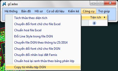 Giáo trình tập huấn sử dụng gCadas_phần mềm hỗ trợ thành lập BĐĐC, đăng ký cấp GCNQSDĐ, xây dựng CSDL địa chính và Thống kê - kiểm kê đất đai