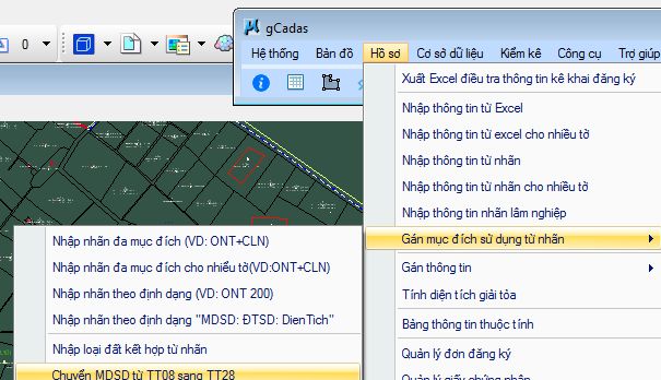 Giáo trình tập huấn sử dụng gCadas_phần mềm hỗ trợ thành lập BĐĐC, đăng ký cấp GCNQSDĐ, xây dựng CSDL địa chính và Thống kê - kiểm kê đất đai