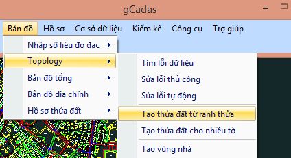 Giáo trình tập huấn sử dụng gCadas_phần mềm hỗ trợ thành lập BĐĐC, đăng ký cấp GCNQSDĐ, xây dựng CSDL địa chính và Thống kê - kiểm kê đất đai