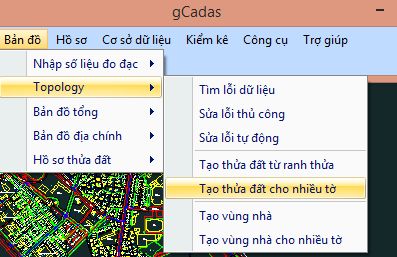 Giáo trình tập huấn sử dụng gCadas_phần mềm hỗ trợ thành lập BĐĐC, đăng ký cấp GCNQSDĐ, xây dựng CSDL địa chính và Thống kê - kiểm kê đất đai