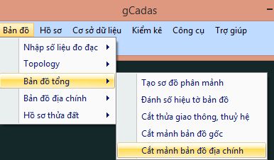 Giáo trình tập huấn sử dụng gCadas_phần mềm hỗ trợ thành lập BĐĐC, đăng ký cấp GCNQSDĐ, xây dựng CSDL địa chính và Thống kê - kiểm kê đất đai