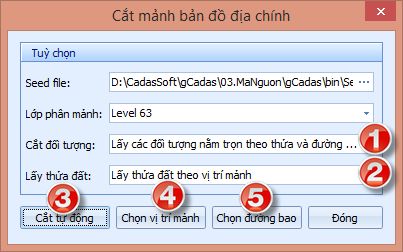 Giáo trình tập huấn sử dụng gCadas_phần mềm hỗ trợ thành lập BĐĐC, đăng ký cấp GCNQSDĐ, xây dựng CSDL địa chính và Thống kê - kiểm kê đất đai