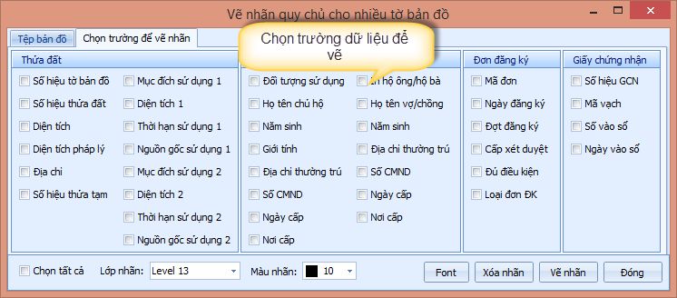 Giáo trình tập huấn sử dụng gCadas_phần mềm hỗ trợ thành lập BĐĐC, đăng ký cấp GCNQSDĐ, xây dựng CSDL địa chính và Thống kê - kiểm kê đất đai