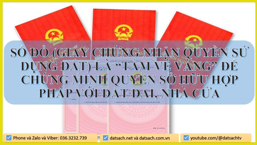 Sổ đỏ (Giấy chứng nhận quyền sử dụng đất) là “tấm vé vàng” để chứng minh quyền sở hữu hợp pháp với đất đai, nhà cửa. Nhưng không phải ai có đất, đang sử dụng đất là sẽ được cấp sổ.