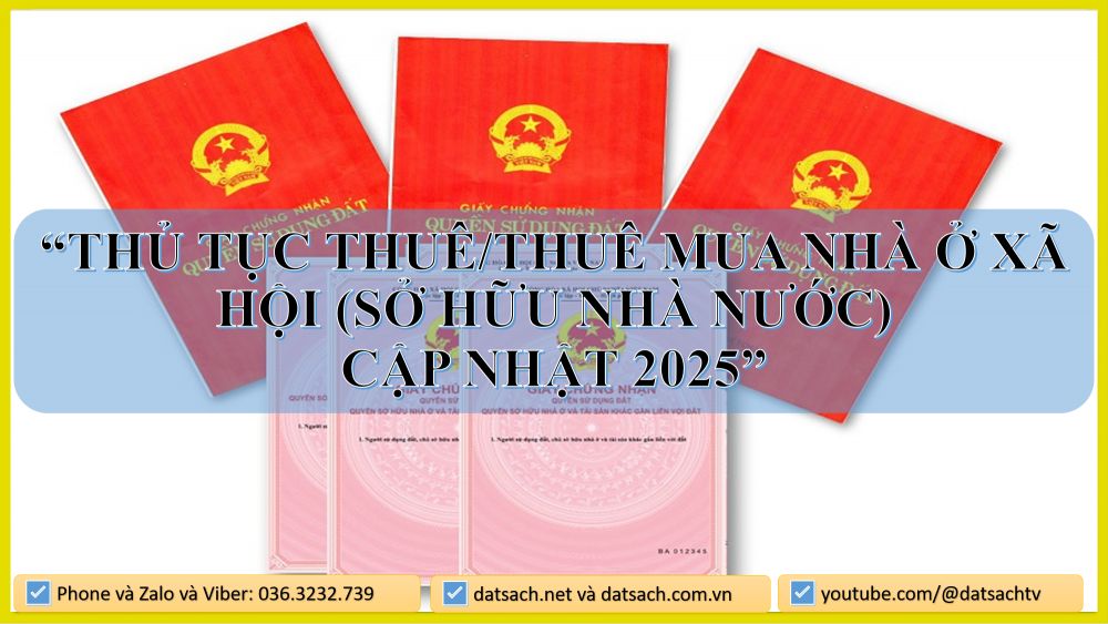 Thủ tục thuê/thuê mua nhà ở xã hội (sở hữu nhà nước) – Cập nhật 2025