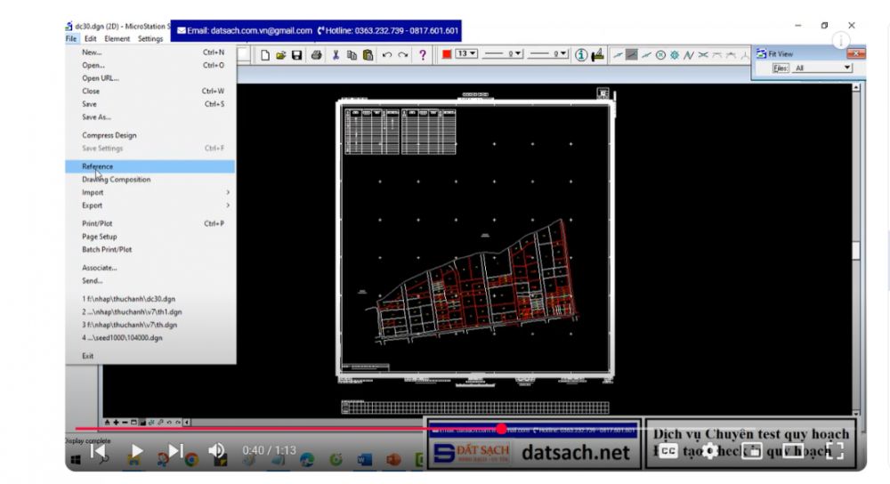 1.3 Cách mở một Design file dưới dạng một Reference file.