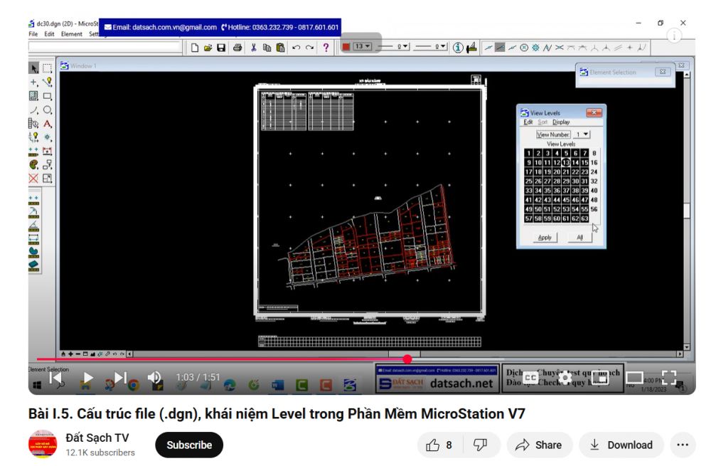 1.5. Cấu trúc file (.dgn), khái niệm Level.