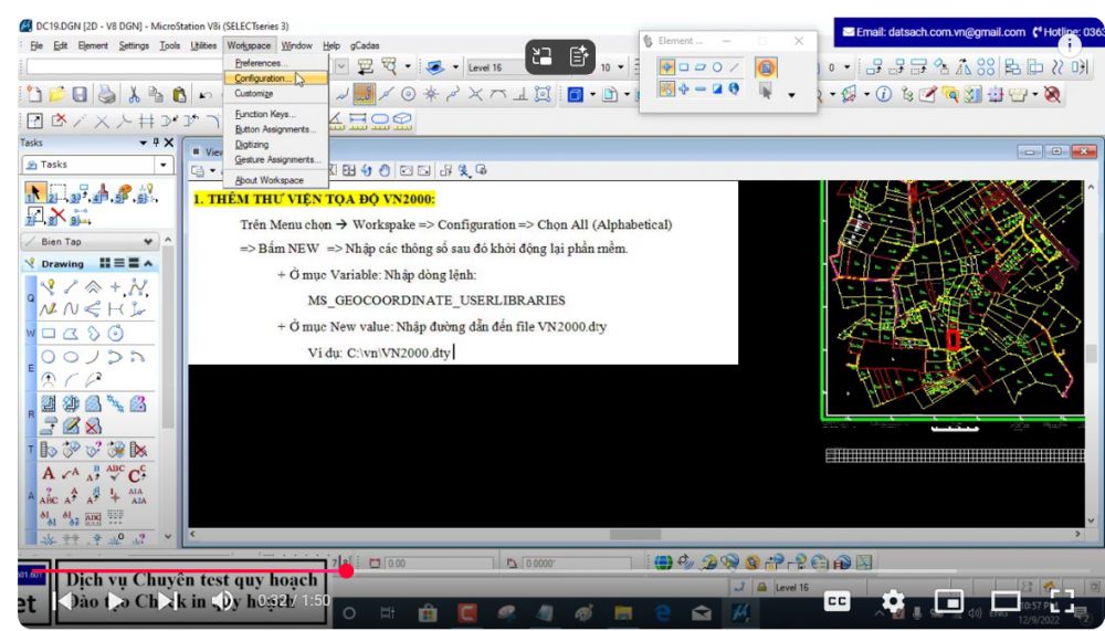 2.6 Thêm thư viện tạo độ vn 2000
