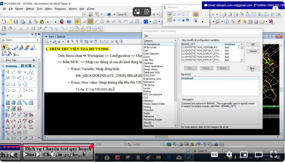 1.10 Nhập tọa độ điểm trong Microtation 2 1.10 Nhập tọa độ điểm trong Microtation