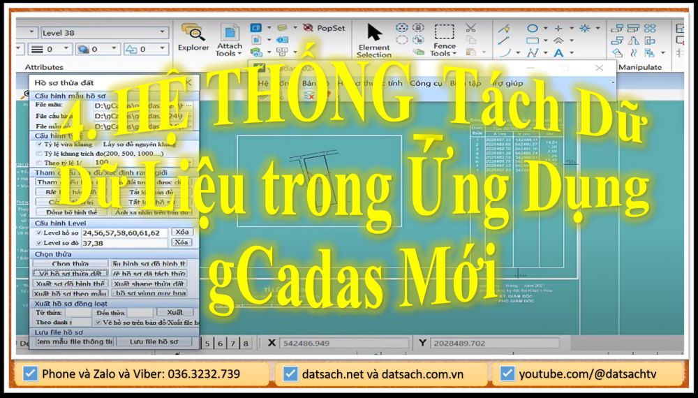 4. HỆ THỐNG_Tách Dữ Dữ Liệu trong Ứng Dụng gCadas Mới