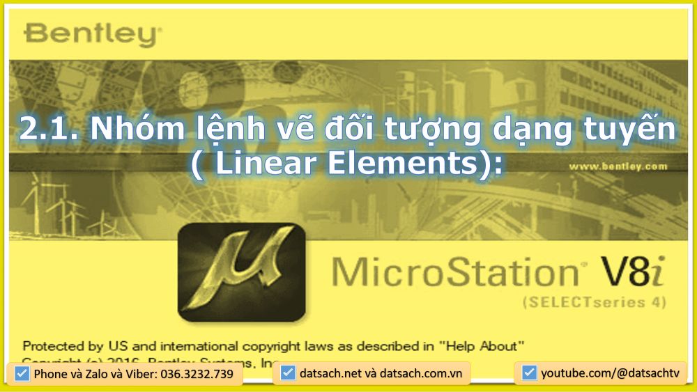2.1. Nhóm lệnh vẽ đối tượng dạng tuyến ( Linear Elements):