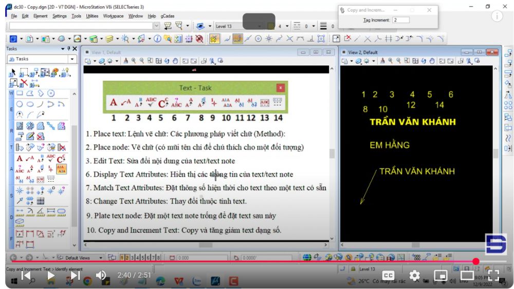 2.4. Nhóm lệnh vẽ chữ ( Text) 5 2.4. Nhóm lệnh vẽ chữ ( Text)