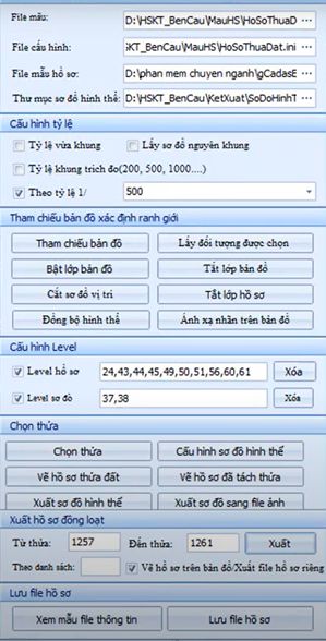 Xuất Hồ Sơ Kỹ Thuật_Bản Vẽ Theo Mẫu VPĐK huyện Bến Cầu